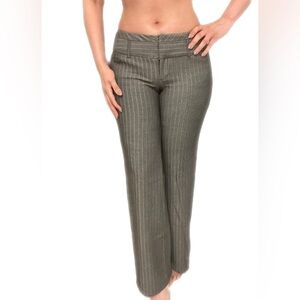 Express Striped Gray Pants